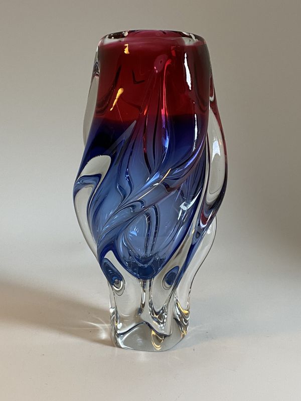 Vase Josef Hospodka Chrisbka Sklarna