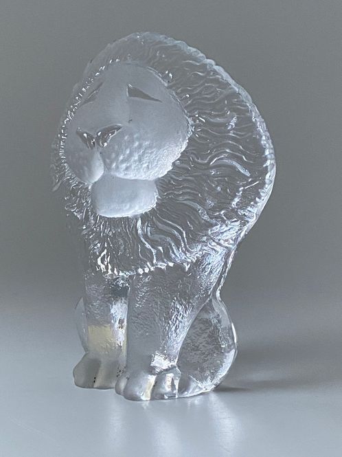Hovedbilde Vintage glassløve  Mats Jonasson