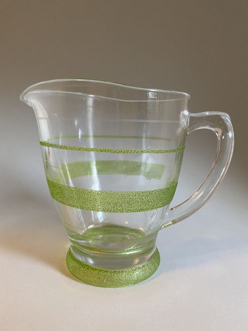 Hovedbilde Pulverlakkert mugge i pressglass 