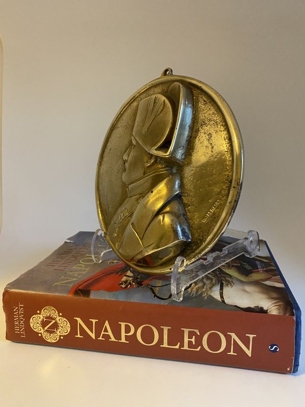 Relieff i messing Keiser Napoleon