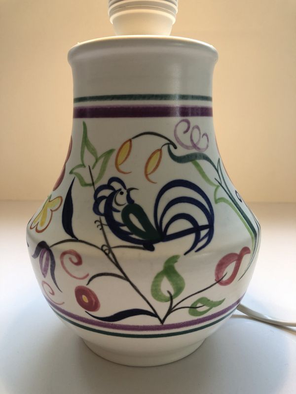 Bordlampe Poole pottery 