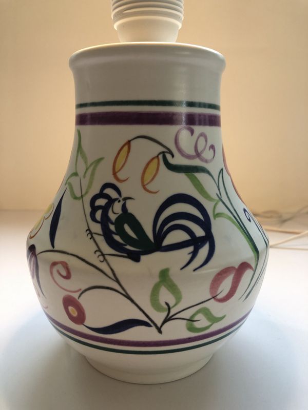 Bordlampe Poole pottery 