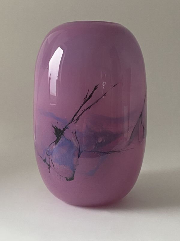 Kunstglass vase Severin Brørby 