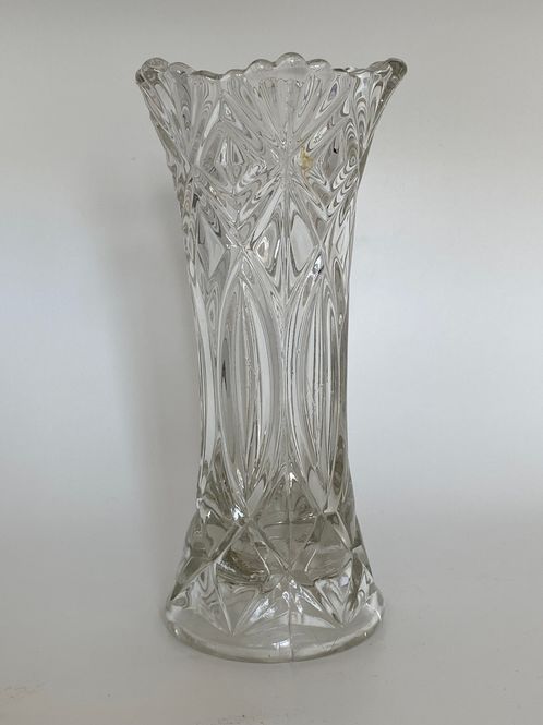 Hovedbilde Blomstervase pressglass Hadeland