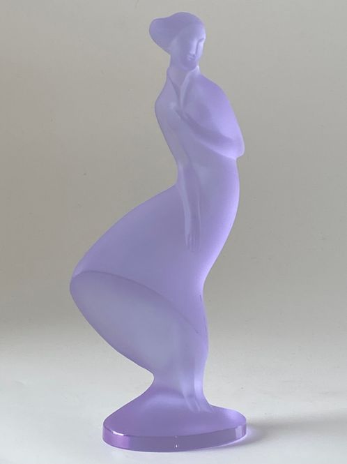 Hovedbilde Lady in the Wind Art deco glassfigur 