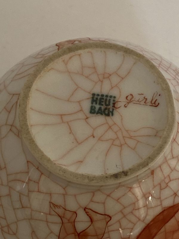 Liten vase Art Deco Gebrüder Heubach 