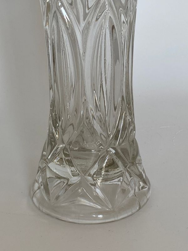 Blomstervase pressglass Hadeland