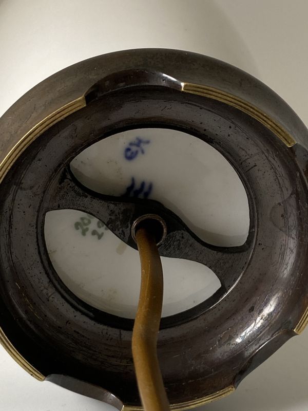 Sjelden Royal Copenhagen lampe