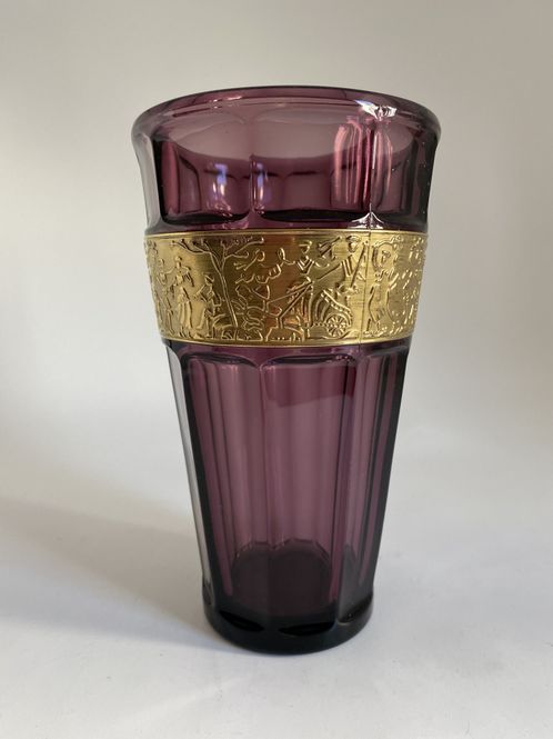 Hovedbilde Art Deco Ametyst vase 1950 tallet 