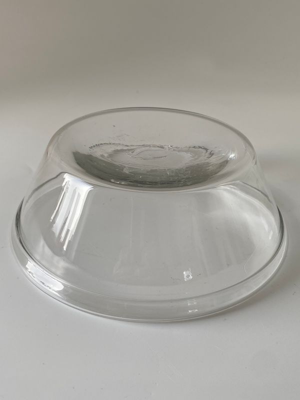 Antikke melkeringer blåst glass 