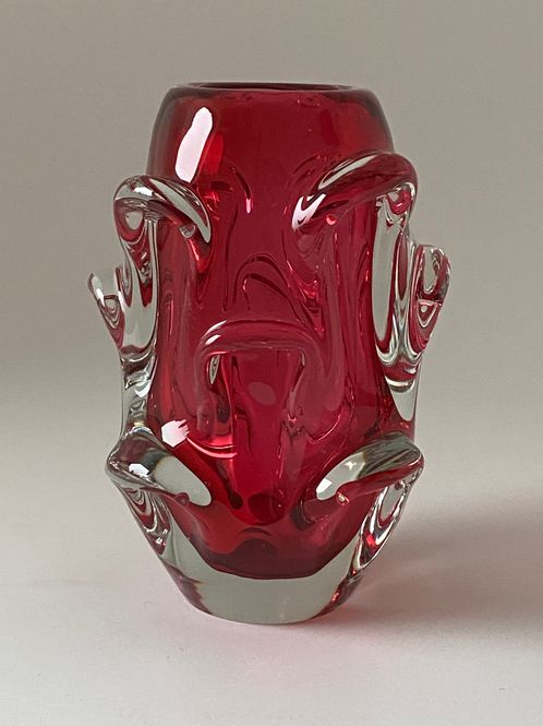 Hovedbilde Vintage glassvase med tunger 